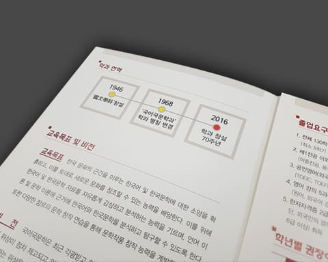 고려대학교 문과대학 학과 리플렛 상세 5